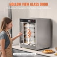 thumbnail image 3 of KFFKFF Food Heating Cabinet, 5-Level Catering Warmer with Moisture Tray, 5 Containers, Dual Glass Doors and Customizable Racks, Stainless Steel Food Heating Unit, Perfect for Holding Pizza, Chicken, 3 of 9