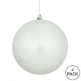 thumbnail image 2 of Vickerman 6" Silver Matte Mercury Ball Ornament, 4 per Bag, 2 of 2