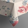 thumbnail image 3 of Pioneer Flower Floral Print Pattern Rectangle Tablecloth 60"x84",Waterproof Polyester Rectangle Table Cloth, Wipeable Spillproof Polyester Tablecloth for Dining, Camping, Indoor and Outdoor, 3 of 5