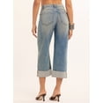 thumbnail image 5 of Jessica Simpson Women's Zinnia Wide Leg Boyfriend Jeans, Sizes 2-16, 5 of 6