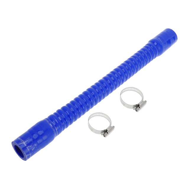 Ofertas Únicas 1 Juego de Manguera de Silicona Azul de 25mm/0.98" ID 400mm/15.75" Longitud 0 Grados con Abrazaderas Manguera de Refrigerante Universal