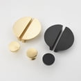 thumbnail image 2 of Riwesomey 8 unids/set manija semicircular de puerta de gabinete elegante y duradera para una amplia gama de aplicaciones Herramientas y ferretería negro+8 piezas, 2 of 6