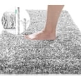 thumbnail image 1 of Alfombra de baño Yimobra Shaggy Plush para baño de microfibra, 1 of 7