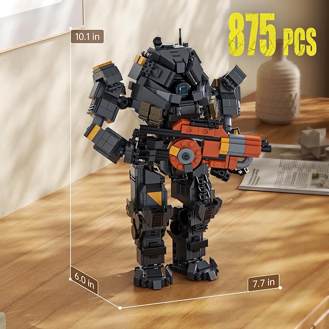 Titan Ion Robot Building Blocks Set Game Figures Mecha Bricks Toys Gifts for Adults and Boys