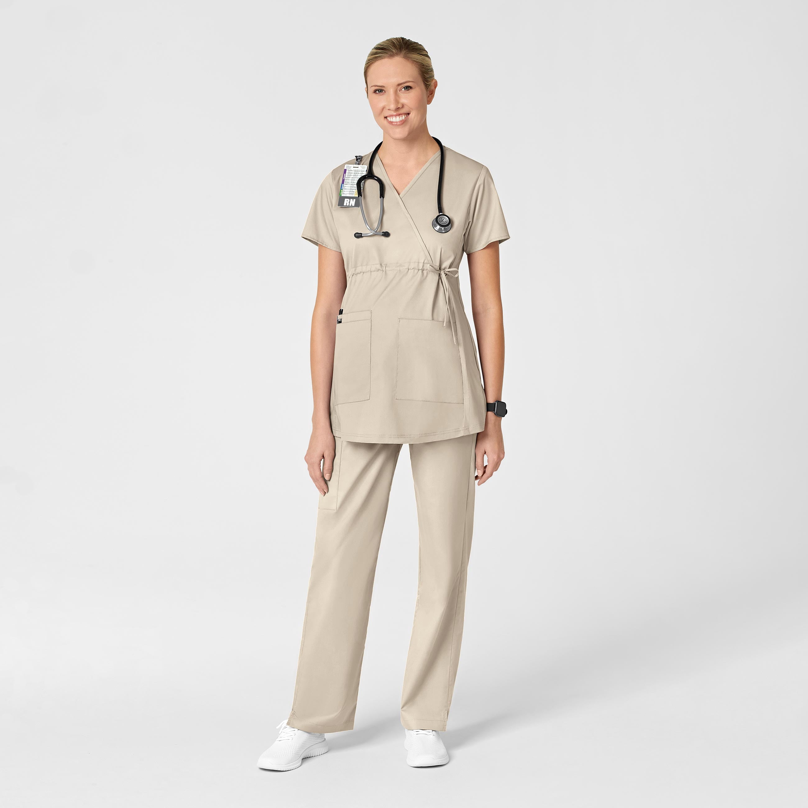 WonderWink WonderWORK 545-Maternity Cargo Scrub Pant