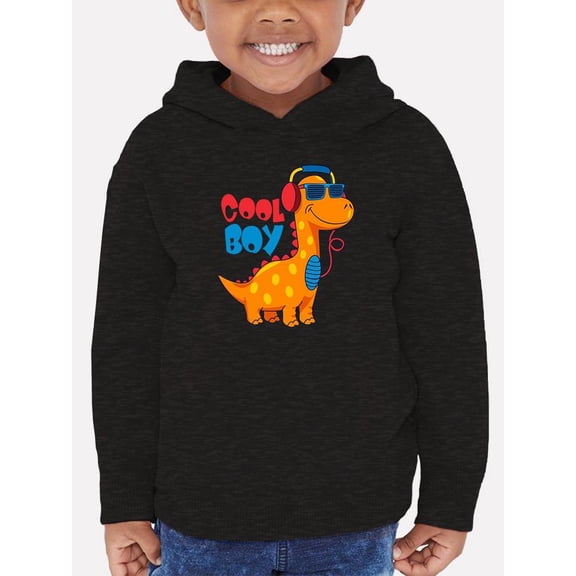 Cool Boy Dino Sunglasses Hoodie Toddler -Image by Shutterstock, 5 Toddler