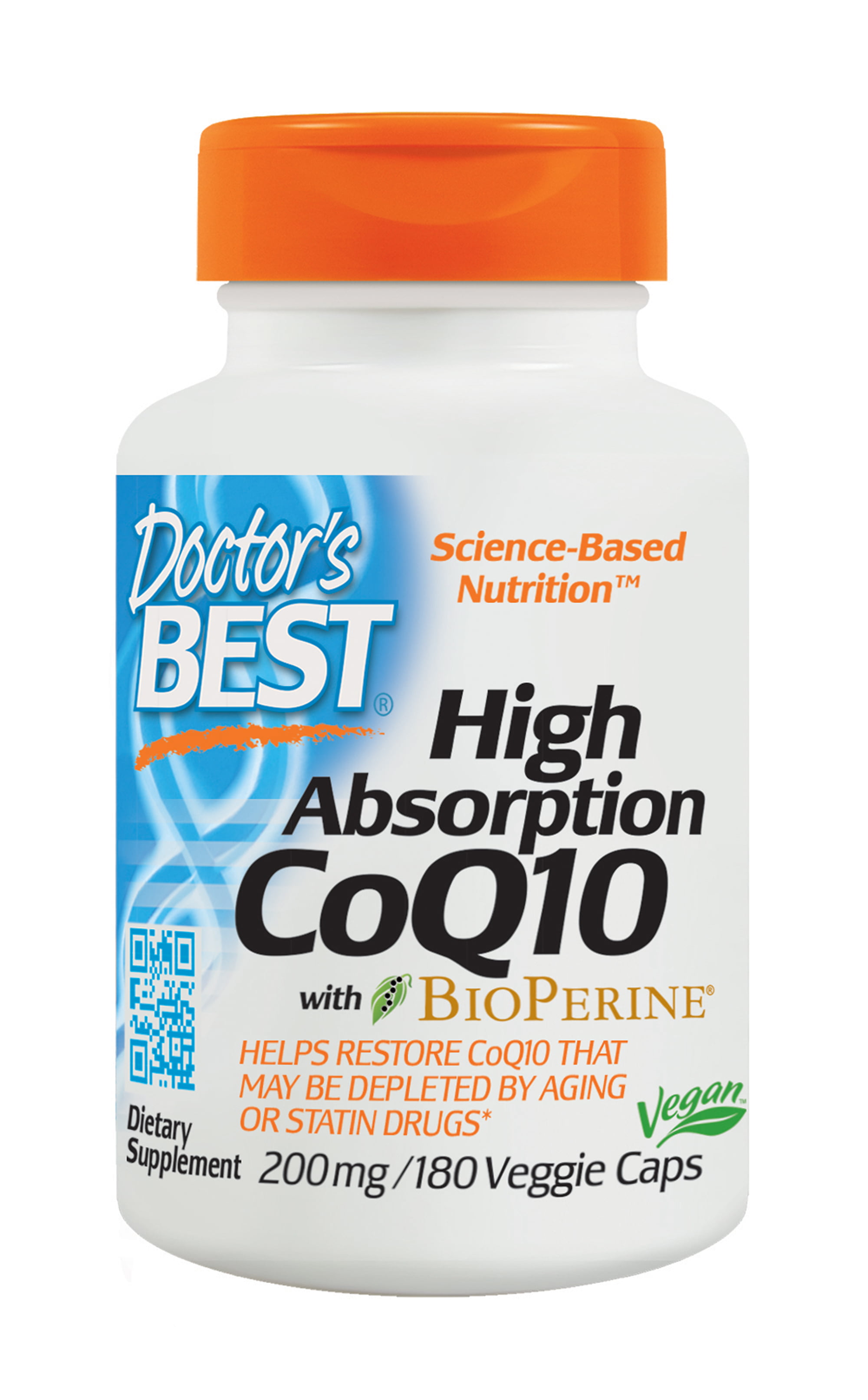 200mg   Free P/&P Doctor/'s Best  High Absorption CoQ10 with BioPerine