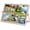 White, variant on 11.81"×15.74" Cork Board Bulletin Board, Double Sided Pin Board with Silver Aluminum Border, Desktop Small Cork Board with Stand Suitable for Home, Office, Desk Message Board or Picture Board
