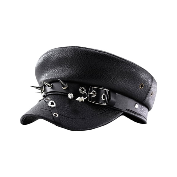Unisex Beret Rivet Studded Painter Hat British Cabbie Hat for Autumn Winter Flat Hat for Daily Wear Cabbie Hat