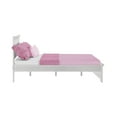 thumbnail image 3 of K/D Queen Bed Panel 7 slats w/ metal support bar, White Wash, 3 of 8