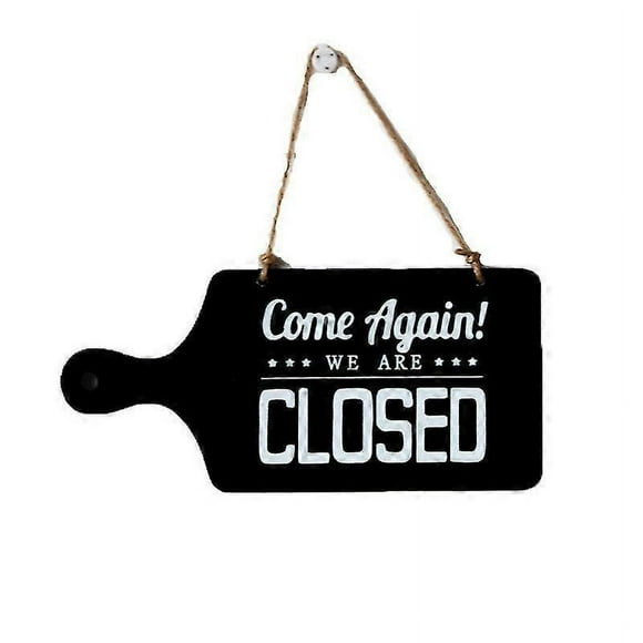 Vintage American Style Wall Plaque Creative Double-sided Wooden Instruction Cafe Decorations Sign Tag Directional Signs With Hanging Rope For Cafe Bar