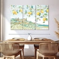 thumbnail image 3 of Elephant Stock Mediterranean Breeze I Wall Art - Horizontal Multi Panel Canvas - Living Room Wall Decor - Floral And Botanical Multi Panel - Beige And Gray Decor By Daphne Brissonnet - 65" x 42", 3 of 8