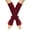 Wine, variant on XMMSWDLA Womens Winter Warm Over Elbow Long Fingerless Thumb Hole Gloves Mittens Knitted Arm Warmer Leather Gloves For Women Beige