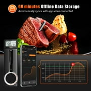 Tempwise Wireless BBQ Cooking Meat Thermometer with Instant Read, HD Screen, 60Min Offline Storage