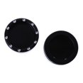 thumbnail image 3 of Silver Tuerca ciega de cubierta de eje delantero negro/plateado para Cvo Road Glide Softail Fat Bob Ultra C, 3 of 5