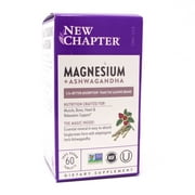 New Chapter Magnesium + Ashwagandha - 60 Tablets
