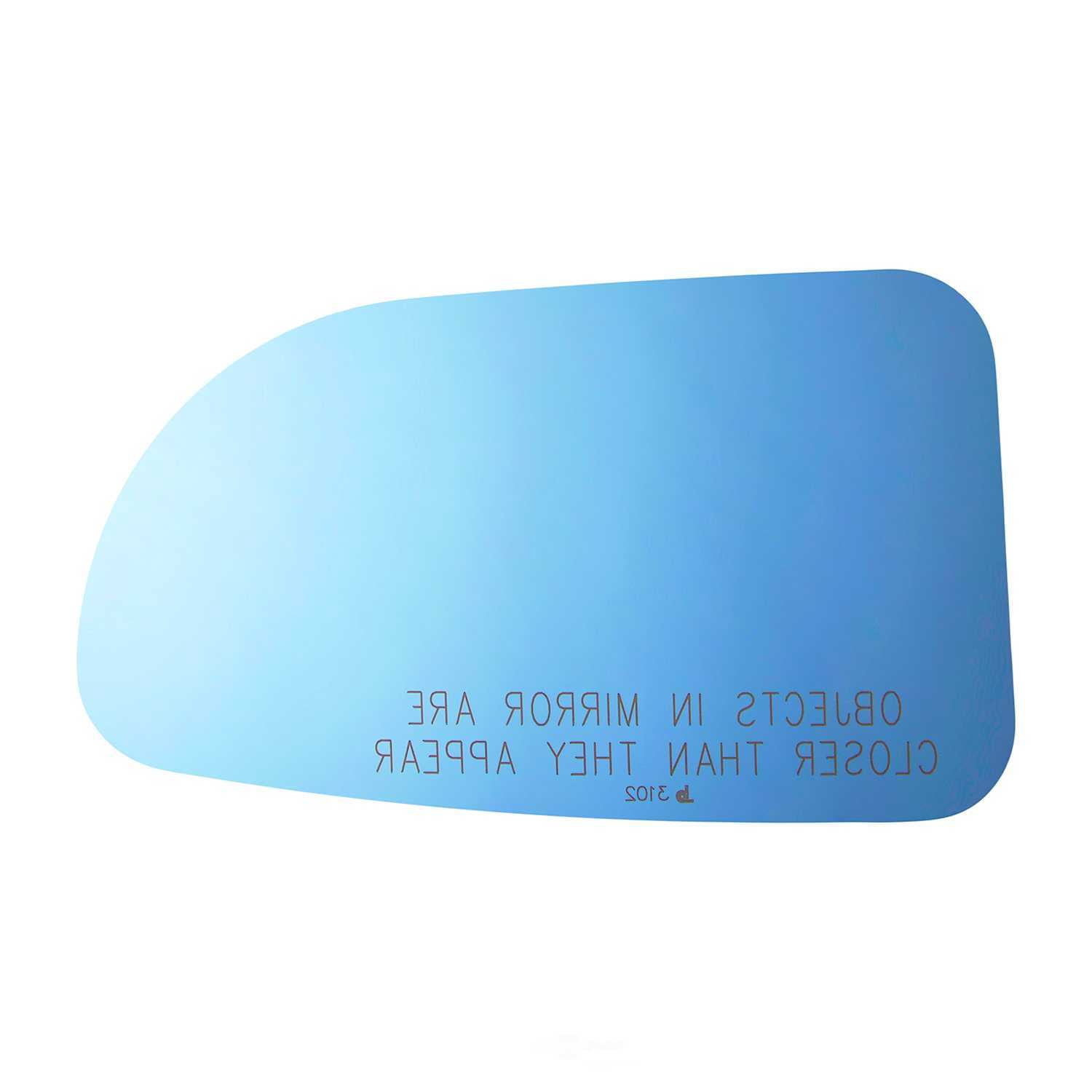 Burco Side View Mirror Replacement Glass - Blue Glass - 3102