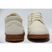 Hogan by TOD'S Scarpa H. Easy Donna Khaki Canvas Sneakers Shoes US 5 / 35 NEW