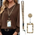thumbnail image 2 of Neck Lanyard with Badge Card Holder Retractable Identity Card Badge Holder and Removable Lanyard Set for Office School, 2 of 11