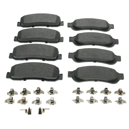 Ford F-250 F250 Super Duty Premium Front and Rear Brake Pads Race-Driven 2008 - 2012 OEM BC3Z-2001-E