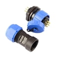 thumbnail image 3 of 2x Conector De Enchufe De Aviación Conector SP17 IP68 Resistente Al Calor 7 Pines, 3 of 8