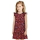 thumbnail image 1 of Fotbe Red Glitter Vestido de Dormir para Niñas de 3 a 10 Años, Mangas Cortas, Estilo Princesa, Pijama Camisón con Mangas Voladas-Medium, 1 of 6