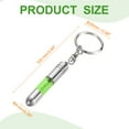thumbnail image 2 of Uxcell 2pcs Anti-Static Keychain Car Static Human Body ESD Tool Electricity Discharge Remover Keychains for Car Door House, Green, 2 of 7