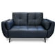 thumbnail image 1 of Love Seat de Piel Genuina, 2 plazas, Modelo Toronto, Color Azul Marino, Elegante, cómodo y Moderno, Hecho en Mexico. Medidas 156 X 90 X 78 cm., 1 of 5
