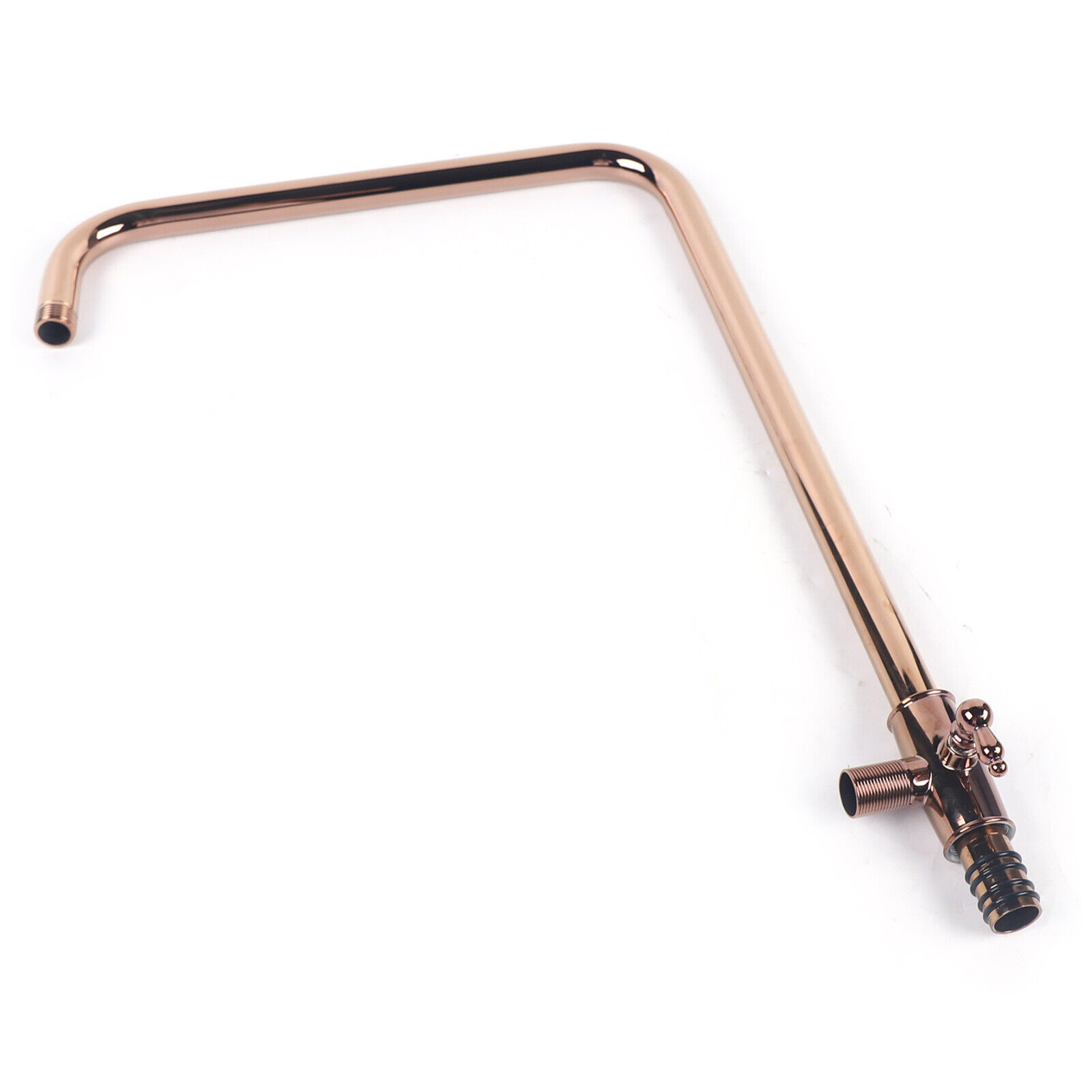 Wall Mounted Bathroom Shower Combo System Square Head Rainfall Shower Mixer Tap