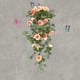 thumbnail image 5 of Rosa Artificial de Imitación de 95 Cm | Rosas Artificiales de Plástico con Pétalos En Capas | Planta Decorativa Flexible para Cubrir Conductos de Techo de Sala de Estar | Guirnalda Floral Artificial, 5 of 5