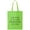 Lime, variant on I'm Fine . . . Everything is Fine Cotton Canvas Tote Bag