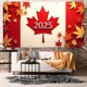 thumbnail image 4 of Decoraciones Del Día De Canadá Feliz Día De Canadá Bandera Para Garaje Del Día De Canadá 2025 70 X 157 Pulgadas, 4 of 5