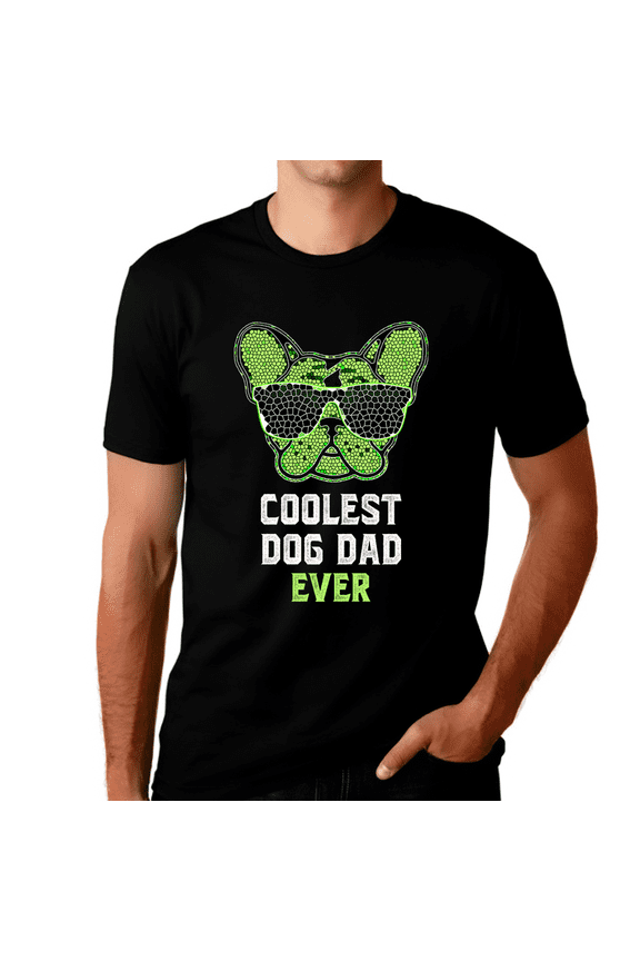 Coolest Dog Dad Shirt Fathers Day Shirts for Men - Funny Dad Shirts - Funny Father's Day Gift Shirt