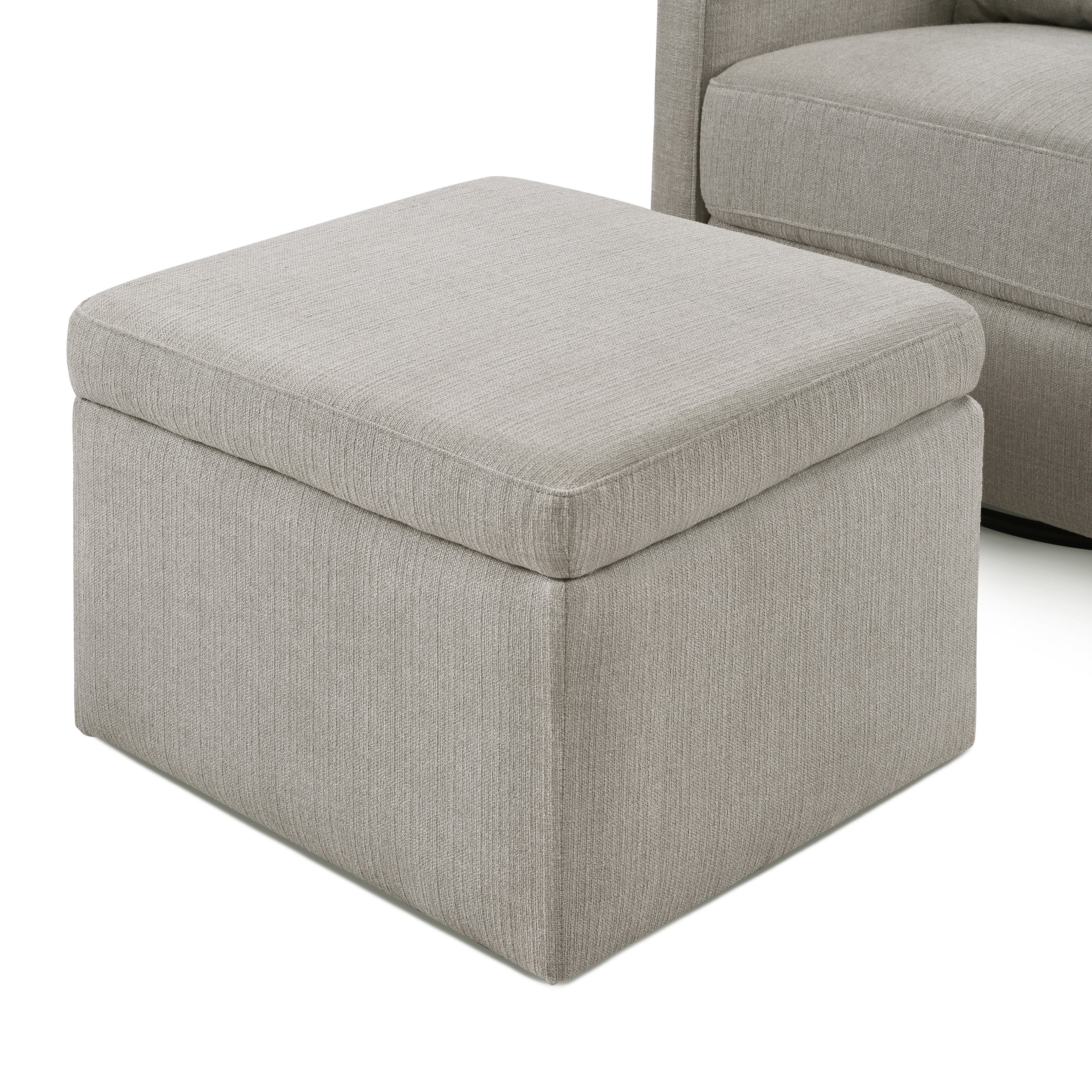 Adrian swivel glider online and ottoman