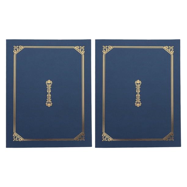 2 fundas para diplomas, carpetas de presentación A4, fundas para certificados, carpetas para documentos de graduación (A4)