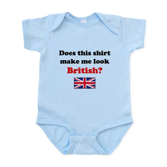 CafePress - Make Me Look British Infant Bodysuit - Baby Light Bodysuit, Size Newborn - 24 Months