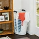 thumbnail image 5 of Gracious Living Cesto para la Ropa sucia, Cesto Plegable Flexible y fácil de Transportar, 87,5 litros, Blanco, 5 of 5