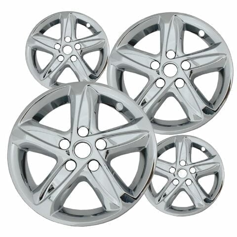 16 inch Chrome ABS Wheel Skins Set Compatible with 2019-2025 Chevrolet Malibu LS & Impostors for 84428928 Wheel Series
