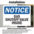 thumbnail image 3 of Gas Shutoff Valve Inside OSHA Notice Vinyl Decal Label 7 Inch x 5 Inch - 10 Pack, 3 of 6
