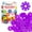 Purple, variant on PicassoTiles 108PCS Purple Interlocking Disc Building Blocks Toy Set for Kids – STEM Construction & Creative Play