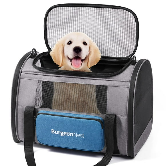 Transportín para mascotas BurgeonNest para gatos grandes de 9 kg y perros pequeños