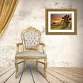 thumbnail image 3 of Deiter, Lori 14x12 Gold Ornate Wood Framed with Double Matting Museum Art Print Titled - Country Lane Sunset, 3 of 4