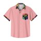 thumbnail image 4 of Hawaiian Shirt For Men, Men's Vintage Button Down Bowling Shirts Short Sleeve Summer Beach Shirt 3XL, 4 of 5
