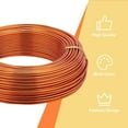 thumbnail image 6 of 500gs Aluminum Wire for Jewelry Making Orange Red 12 Gauge 2.0mm about 180.44 Feet(55m)/500g, 6 of 8