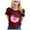 Red, variant on TSADFHJI Tank Tops for Women Built in Bra Padded Women's Red Ribbon Cancer Awareness Graphic T Shirt Soft Top for Support & Solidarity L Red