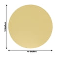 thumbnail image 3 of Efavormart 10-Pack Acrylic Mirror Tray 10" Round Gold Circle Candle Plate - Decorative Centerpiece Bases, 3 of 5