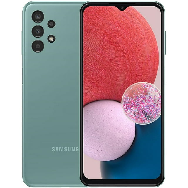 Refurbished Samsung Galaxy A13 4G - 128GB – Green – 50MP Triple Rear & 8MP Front Camera - Fully Unlocked Smartphone - Excellent Condition