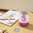 thumbnail image 5 of PURCOLT Transparent Colorful Light Effect Luminous Bluetooth Speaker Wireless Glazed Computer Audio Desktop Ornaments Ambient Light Audio on Clearance, 5 of 7