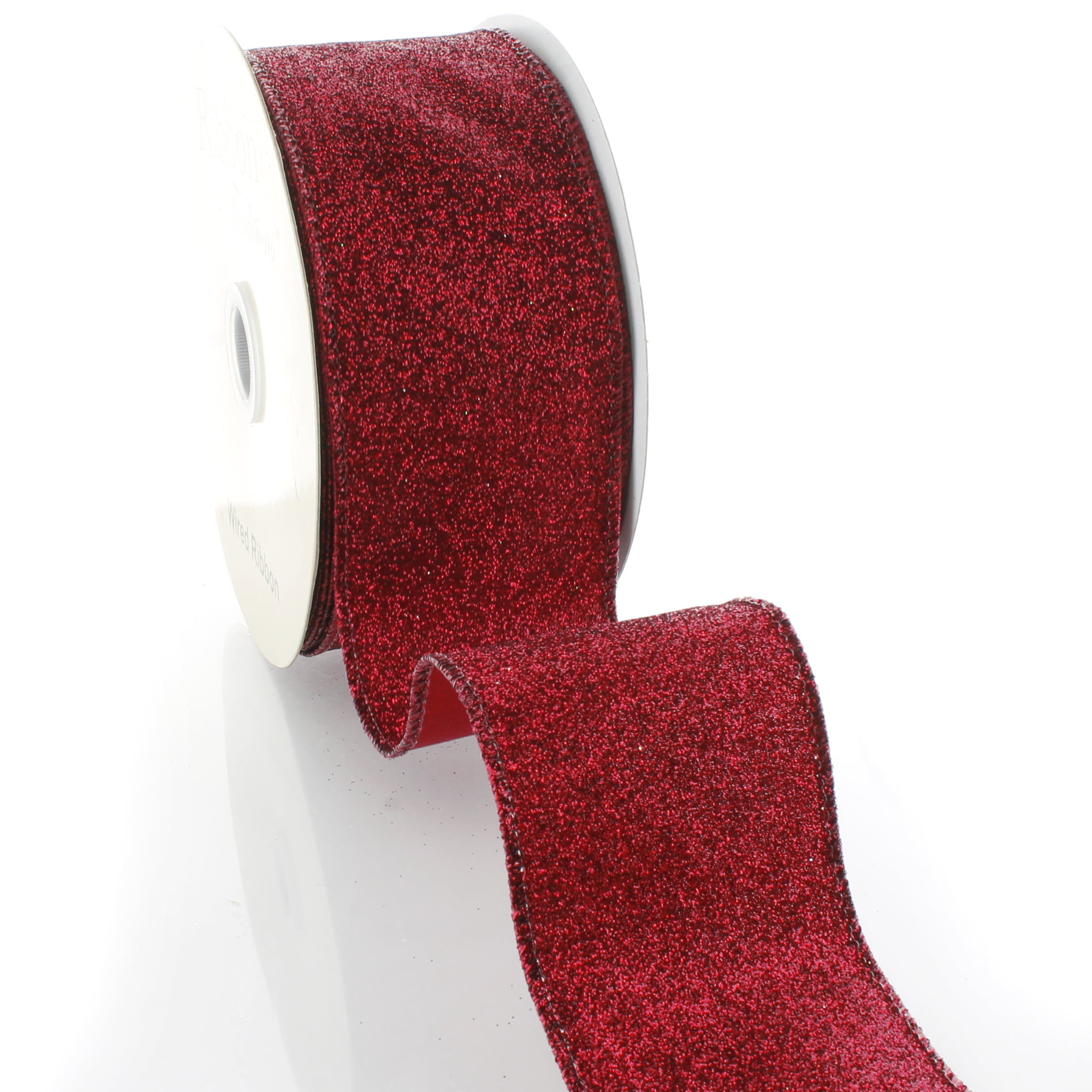1 1/2 inch x 32 inch Snap Clip Red Ribbon