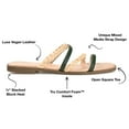 thumbnail image 2 of Journee Collection Womens Brinna Tru Comfort Foam Low Stacked Heel Slide Sandals, 2 of 6